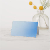 Italienisch Blue Tile Mamma Mia Blank Platzkarte (Rückseite)