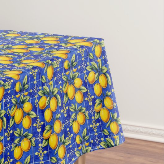 Italienisch Bold Lemon Tischdecke (Beispiel)