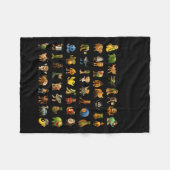 Italienisch Brainrot Gen-z Meme Funny Brain Rot Ch Fleecedecke (Vorderseite (Horizontal))