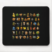 Italienisch Brainrot Gen z Meme Funny Brain Rot Ki Mousepad (Vorne)