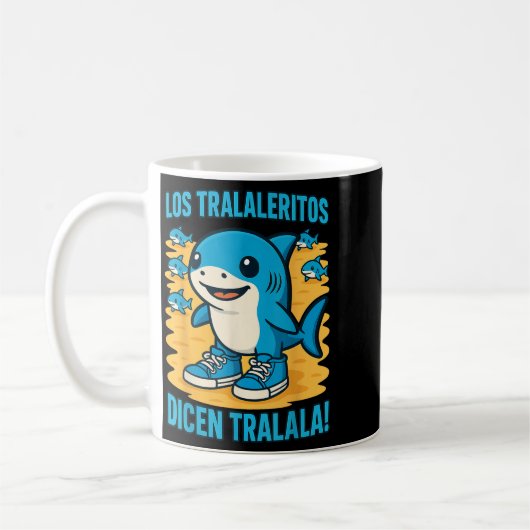 Italienisch Brainrot Los Traleritos Dicen Tralala, Kaffeetasse (Links)