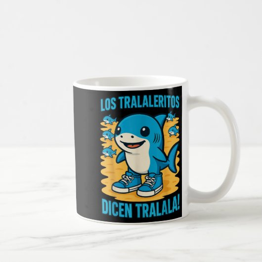 Italienisch Brainrot Los Traleritos Dicen Tralala, Kaffeetasse (Rechts)