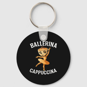 Italienisch Brainrot Meme Ballerina Cappuccina Schlüsselanhänger