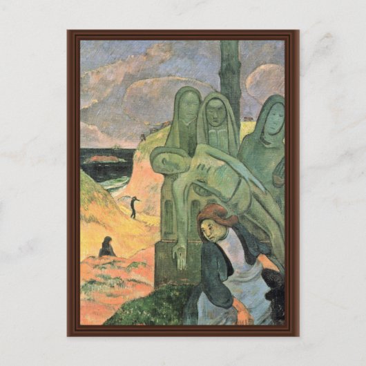 Italienisch: Calvario Breton (Il Cristo Verde), Postkarte (Vorderseite)