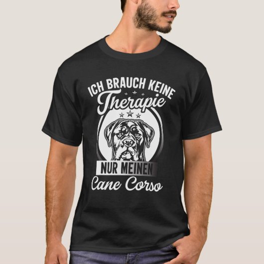 Italienisch Cane Corso Dog Lover T-Shirt (Vorderseite)