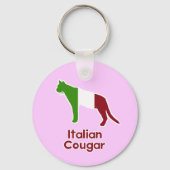 Italienisch Cougar Schlüsselanhänger (Vorderseite)