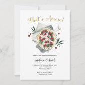 Italienisch Das ist eine weitere Verlobung Einladu Einladung (Vorderseite)