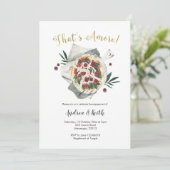 Italienisch Das ist eine weitere Verlobung Einladu Einladung (Stehend Vorderseite)