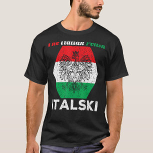 Italienisch der polnische Hybrid T-Shirt
