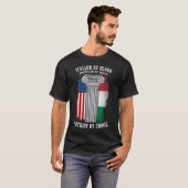 Italienisch durch Blut, Amerikaner durch Geburt, P T-Shirt (Vorne ganz)