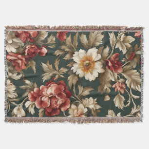 Italienisch Elegant Exquisite Vintage Blätter, Blu Decke