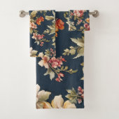 Italienisch Exquisite Schönes Blumenmuster Badhandtuch Set (Insitu)