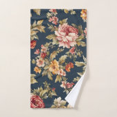 Italienisch Exquisite Schönes Blumenmuster Badhandtuch Set (Handtuch)