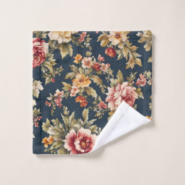 Italienisch Exquisite Schönes Blumenmuster Badhandtuch Set