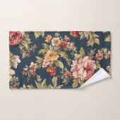 Italienisch Exquisite Schönes Blumenmuster Badhandtuch Set (Handtuch)
