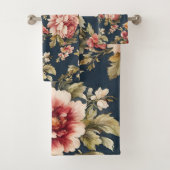 Italienisch Exquisite Schönes Blumenmuster Badhandtuch Set (Insitu)