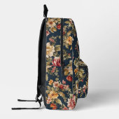 Italienisch Exquisite Schönes Blumenmuster Bedruckter Rucksack (Links)