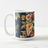 Italienisch Exquisite Schönes Blumenmuster Kaffeetasse (Links)