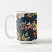 Italienisch Exquisite Schönes Blumenmuster Kaffeetasse (Links)