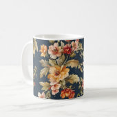 Italienisch Exquisite Schönes Blumenmuster Kaffeetasse (Vorderseite Links)