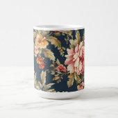 Italienisch Exquisite Schönes Blumenmuster Kaffeetasse (Mittel)