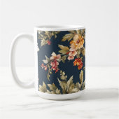 Italienisch Exquisite Schönes Blumenmuster Kaffeetasse (Links)