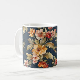 Italienisch Exquisite Schönes Blumenmuster Kaffeetasse