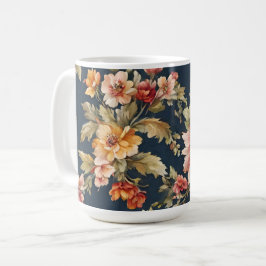 Italienisch Exquisite Schönes Blumenmuster Kaffeetasse