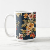 Italienisch Exquisite Schönes Blumenmuster Kaffeetasse (Links)