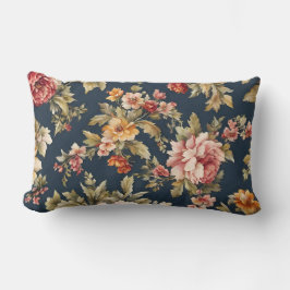 Italienisch Exquisite Schönes Blumenmuster Lendenkissen