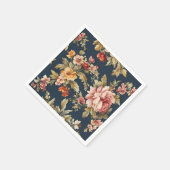 Italienisch Exquisite Schönes Blumenmuster Serviette (Ecke)