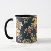 Italienisch Exquisite Schönes Blumenmuster Tasse (Links)