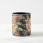 Italienisch Exquisite Schönes Blumenmuster Tasse (Zentrum)