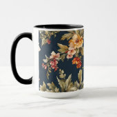 Italienisch Exquisite Schönes Blumenmuster Tasse (Links)
