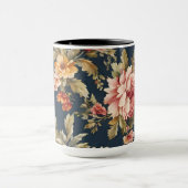 Italienisch Exquisite Schönes Blumenmuster Tasse (Zentrum)