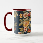 Italienisch Exquisite Schönes Blumenmuster Tasse (Links)