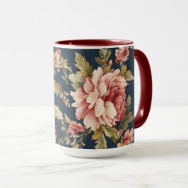 Italienisch Exquisite Schönes Blumenmuster Tasse
