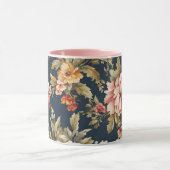 Italienisch Exquisite Schönes Blumenmuster Tasse (Zentrum)