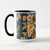 Italienisch Exquisite Schönes Blumenmuster Tasse (Links)
