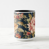 Italienisch Exquisite Schönes Blumenmuster Tasse (Zentrum)