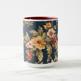 Italienisch Exquisite Schönes Blumenmuster Tasse