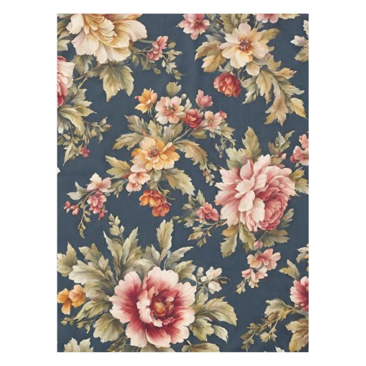 Italienisch Exquisite Schönes Blumenmuster Tischdecke (Vorderseite)