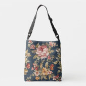 Italienisch Exquisite Schönes Blumenmuster Tragetaschen Mit Langen Trägern (Rückseite)