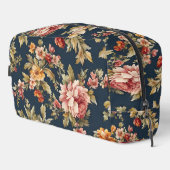 Italienisch Exquisite Schönes Blumenmuster Waschbeutel (Rechte Ecke)