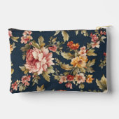 Italienisch Exquisite Schönes Blumenmuster Zubehörtasche (Rückseite)