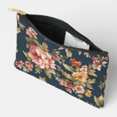 Italienisch Exquisite Schönes Blumenmuster Zubehörtasche (Offen)