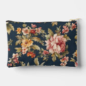 Italienisch Exquisite Schönes Blumenmuster Zubehörtasche (Rückseite)