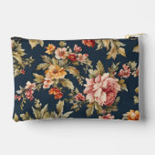 Italienisch Exquisite Schönes Blumenmuster Zubehörtasche (Rückseite)