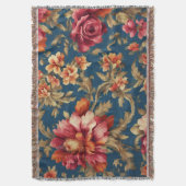 Italienisch Exquisite Vintag Grande Blume Decke (Vorderseite Vertikal)