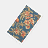 Italienisch Exquisite Vintag Grande Blume Serviette (Ecke)
